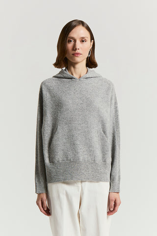 Cashmere, silk, alpaca and wool sweater