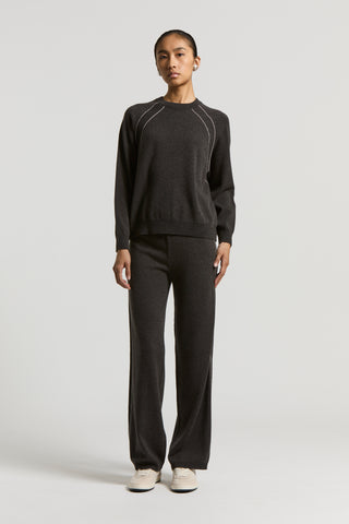 Cashmere, silk and wool jumper