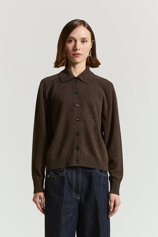 Cashmere, silk and wool cardigan with buttons