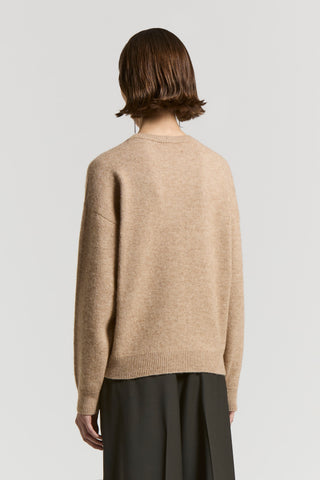 Lurex, cashmere, silk and wool jumper
