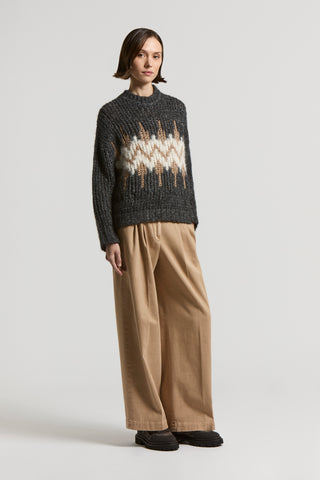 Norwegian alpaca-blend jumper
