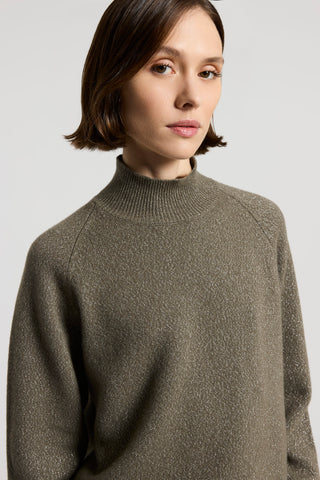 Lurex, cashmere and wool jumper