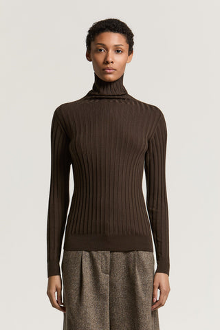Pure virgin wool mock-neck sweater 1 / 3