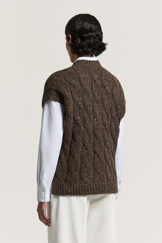 Alpaca, wool and silk sweater