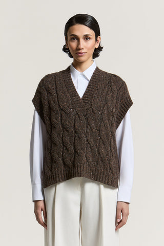 Alpaca, wool and silk sweater