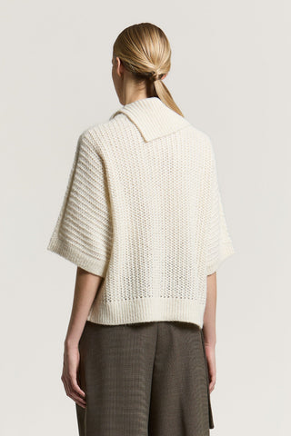 Wool, alpaca and cotton-blend sweater