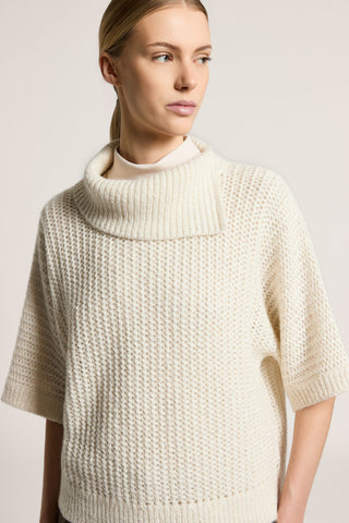 Wool, alpaca and cotton-blend sweater