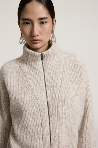 Alpaca, wool and silk-blend cardigan 3 / 3