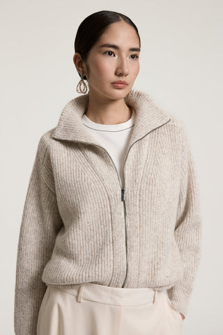 Alpaca, wool and silk-blend cardigan 4 / 5