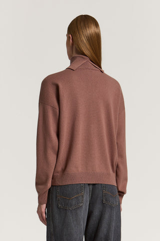Wool, silk, viscose, cashmere and lamé sweater