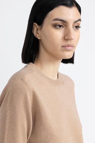 Wool, silk and cashmere sweater