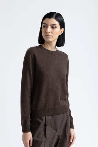 Wool, silk and cashmere sweater