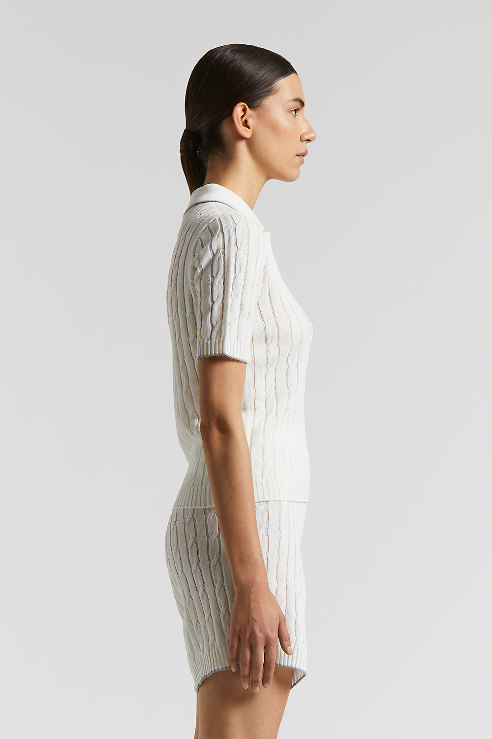 Tシャツ・カットソー PESERICO Tricot polo shirt in pure cotton crepe yarn Pure cotton crepe tricot polo shirt | Peserico US