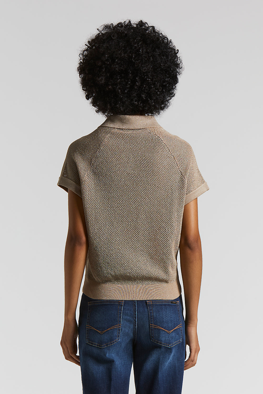 Tシャツ・カットソー PESERICO Tricot polo shirt in pure cotton crepe yarn Pure cotton crepe tricot polo shirt | Peserico US