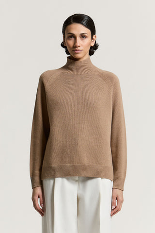Wool, silk and cashmere sweater