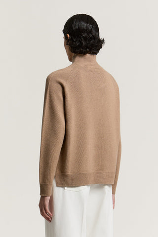 Wool, silk and cashmere sweater